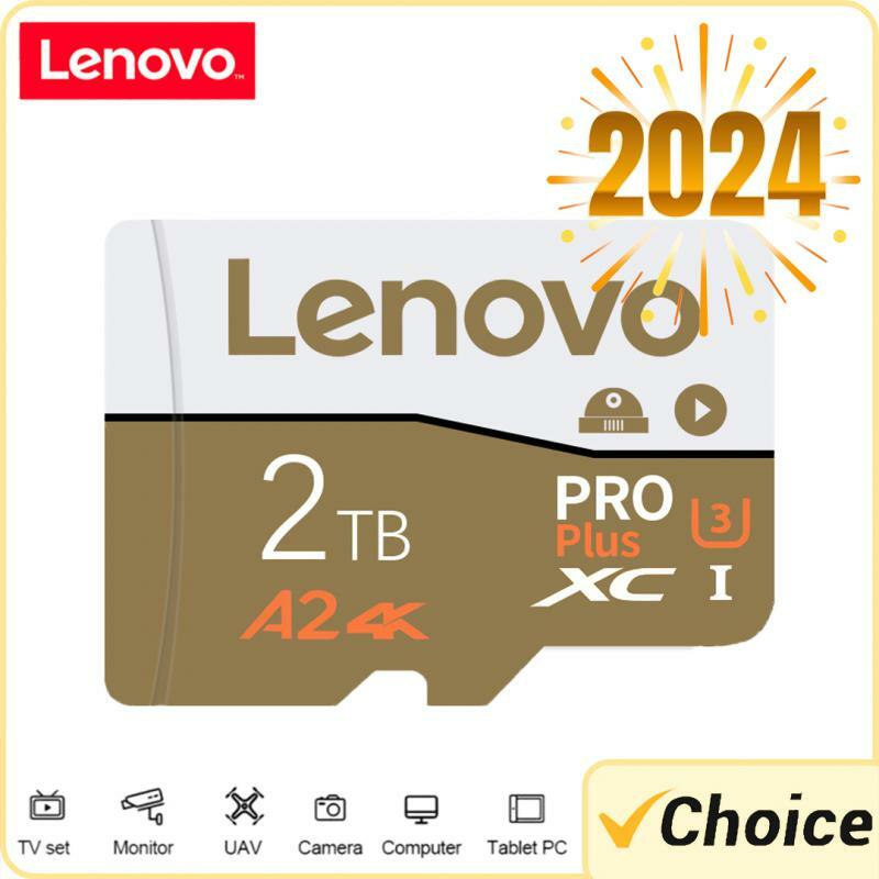 Lenovo-Mini carte mémoire ultra haute vitesse pour appareil photo et PC, Micro carte, Classe 10, U3, 4K, TF, Flash, 128 Go, 256 Go, 512 Go, 1 To, 2 To