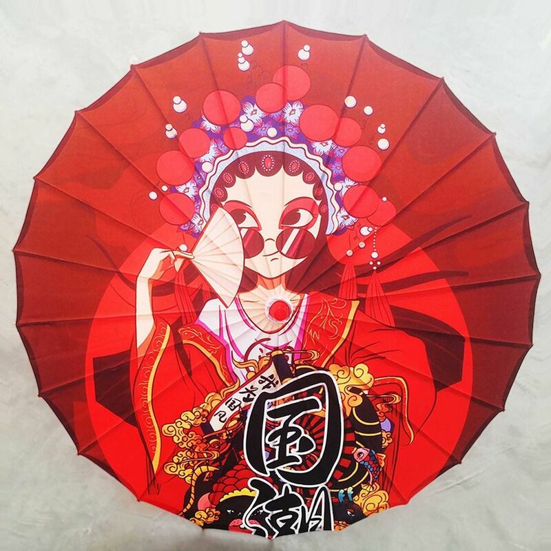 Parapluie en Papier Huilé de 10 Couleurs, Costumes de Style Antique Chinois, Photographie, Paysage de ixde Demoiselles d'Honneur