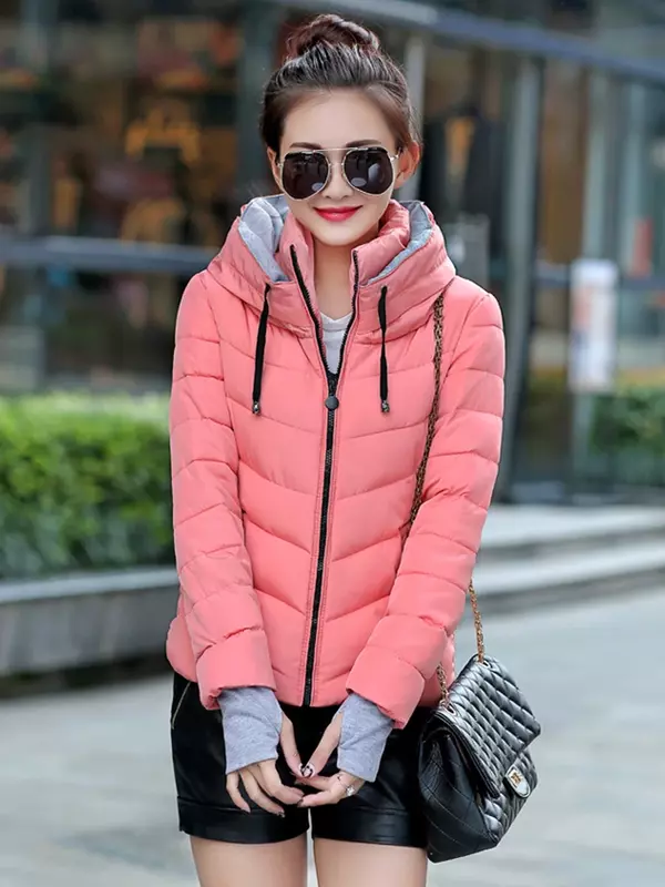Куртка женская зимняя, теплая, T1192, оптом, 2018
