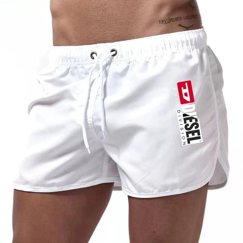 Celana pendek pantai untuk pria, celana pendek musim panas baru 2024, celana pantai keren bersirkulasi nyaman latihan seksi voli Yoga Rugby kampus Hip-Hop pasangan