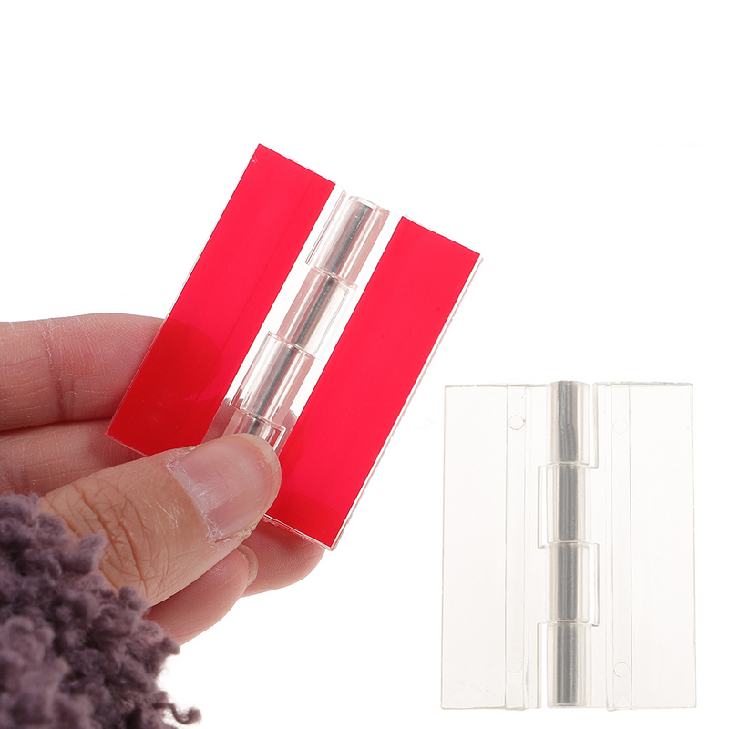 5 Pcs Self-adhesive Hinge Piano Hinges Continuous Cabinet Replacement Small for Crafts Door Table Butt Doors