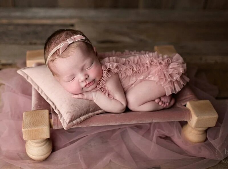 Baby Bed Newborn Photography Porps Chair  Posing Assisted Sofa Baby Photoshoot Props