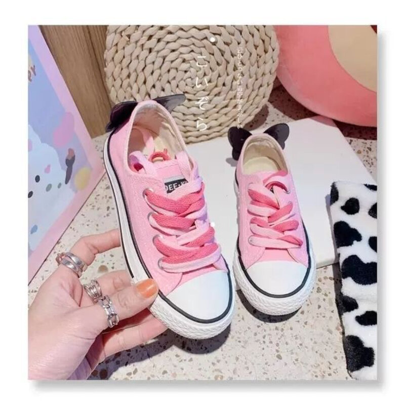 Disney Children's Cartoon Women Sports Shoes Student Running ShoesMinnie Mickey Mouse Non-slip Soft Sole Casual Shoes Adult Men