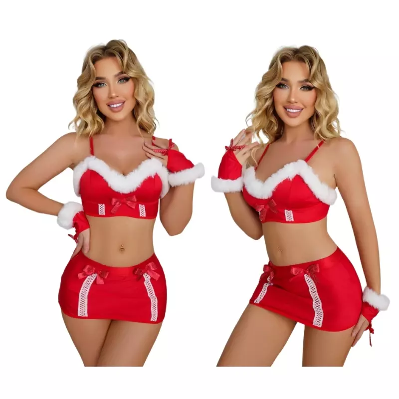 Christmas cosplay dress sexy costume women dress Christmas dress
