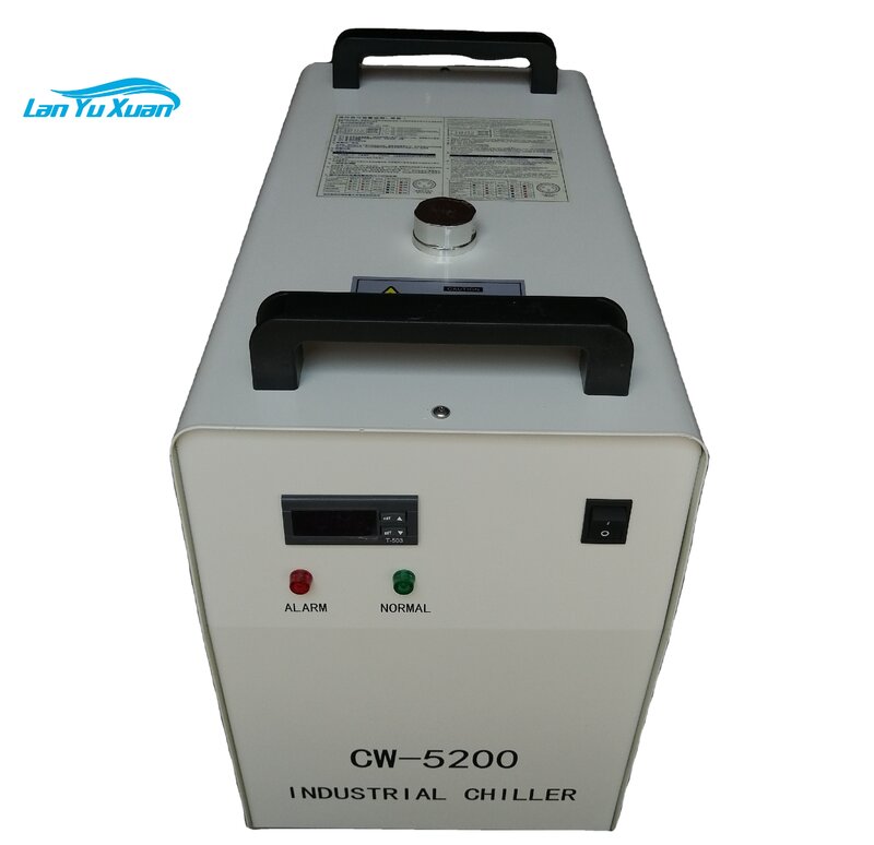 Dispositivo láser industrial Cw5200, Enfriador de agua, 80W, 100W, 130W, 150W