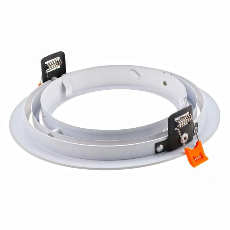 Plafoniere telaio incasso Downlight Holder AR111 Fixture Cutout 150mm LED Socket lampada regolabile con foro per soffitto