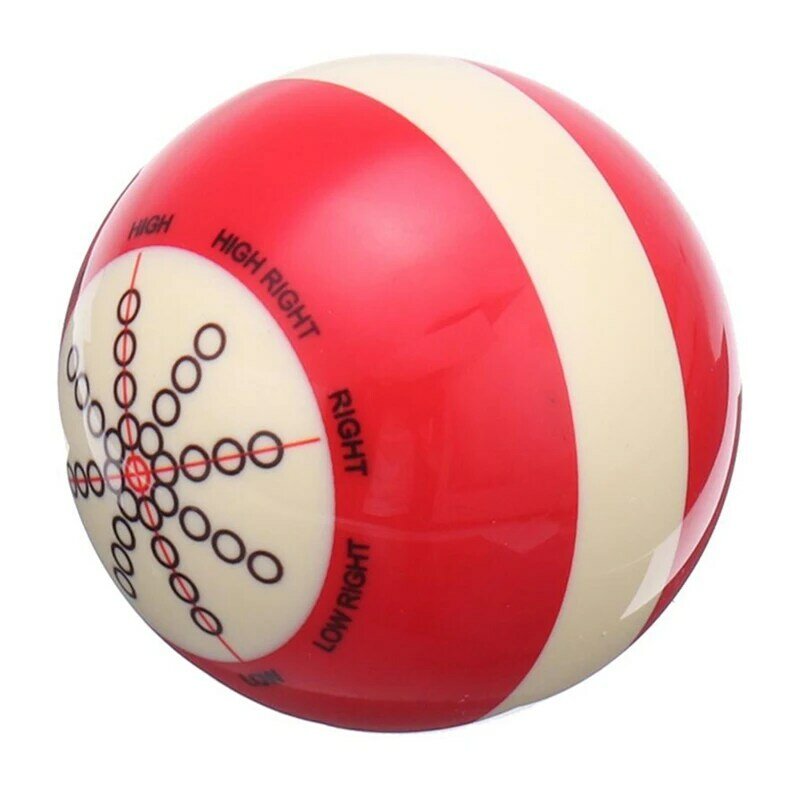 1 шт. 57 мм прочные белые красные резиновые бильярдные пятна для бассейна снукер тренировочные Кии спортивные шарики для начинающих