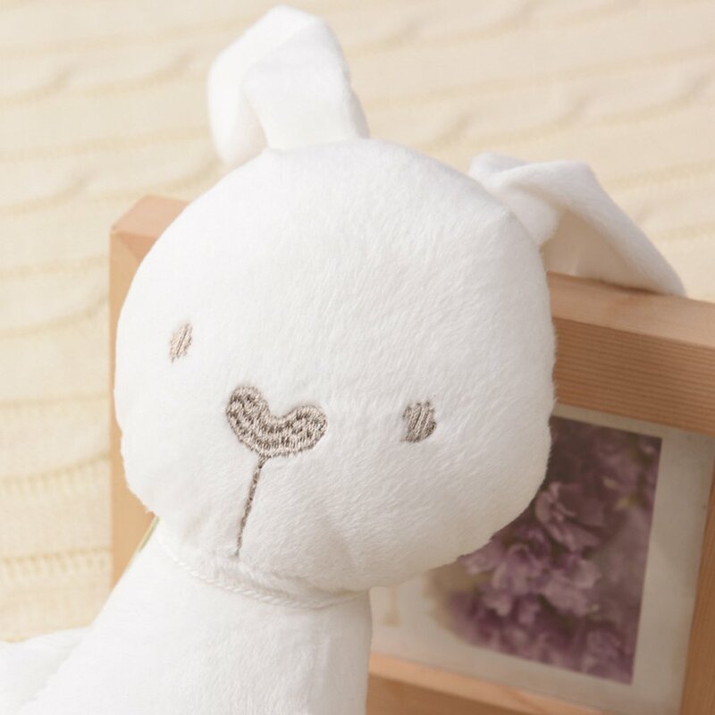 토끼 인형 아기 수면 편안한 봉제 장난감, 베이지, 어린이 주의 촉진, 어린이 호기심