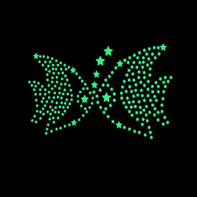 Wall Stickers Safe Decorative Create A Magical Atmosphere Easy To Use Fun Luminous Wall Art Star-shaped Wall Stickers Art Mural