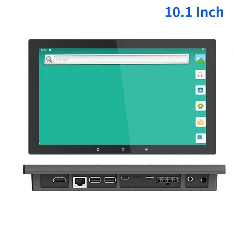 2022 Originele K10 Android Poe Wall Mount Tablet RJ45 All In One Mini Pc Breed Voltage Ingang 1000Nits 10.1 "Qualcomm Cpu Hdmi