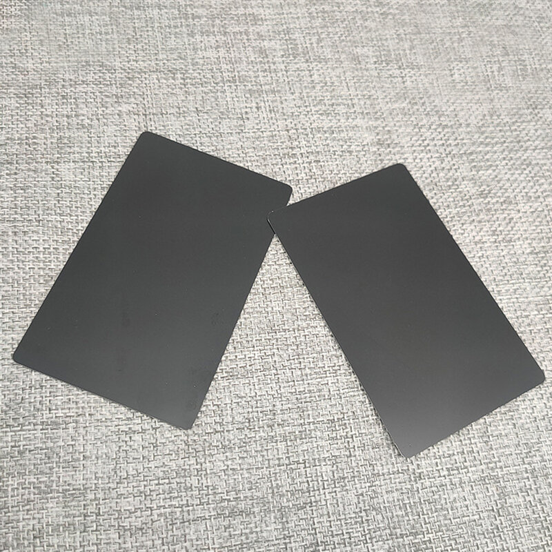 10 PCS 216chip 13.56MHZ NFC Blank Access Control Card Matte Black Printable PVC Door Cards