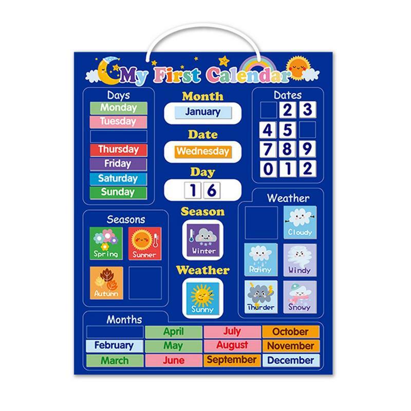 Magnetic Calendar For Kids First Daily Magnetic Calendar Classroom Calendar Kids Preschool Calendar Kids Magnet Calendar Toddler