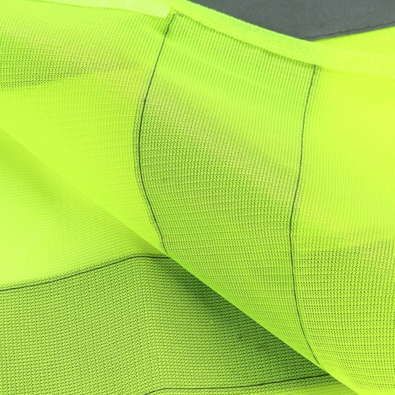 Rompi reflektif pakaian aman lalu lintas rompi keselamatan kuning/Oranye visibilitas tinggi luar ruangan untuk lari bersepeda olahraga untuk dewasa