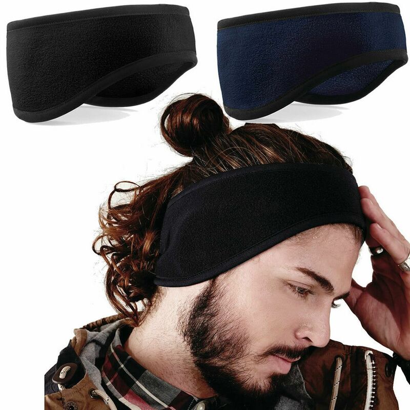 Fleece Ear Warmer para o inverno, bandas de cabelo, Running Headband, Sweat Cover, Ear Warmer, Ear Muffs, 1Pc