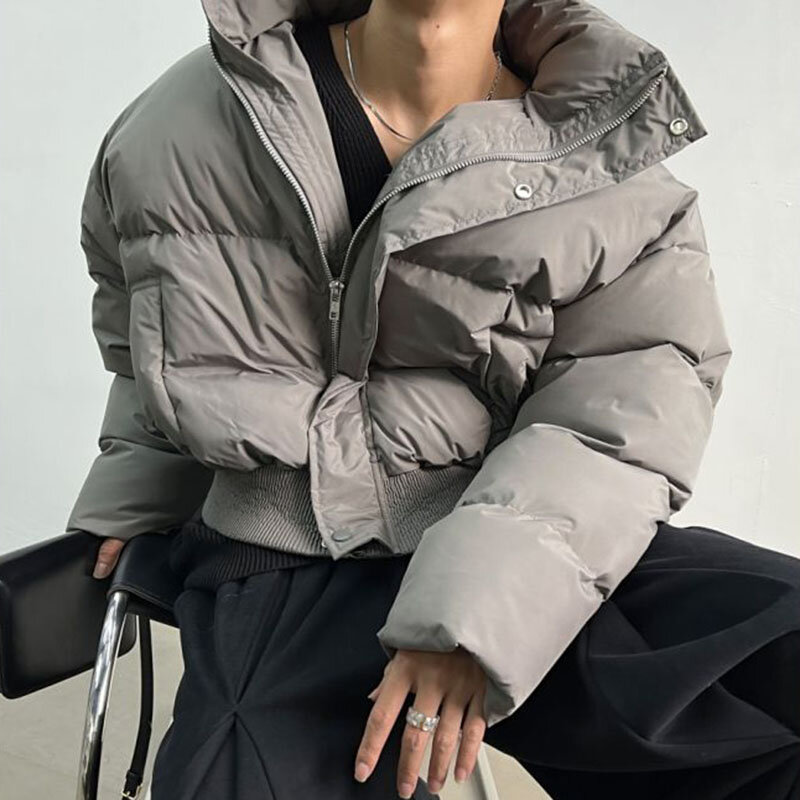 Zagęszczony damski zimowe ocieplane kurtki kołnierz z ciepłą bawełnianą płaszcz z podszewką dla kobiet na co dzień kurtka zimowa damska 2024
