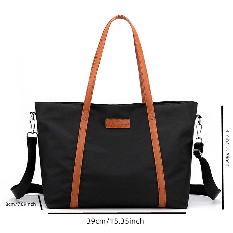Fashion Men's And Women's Nylon Material Large-capacity Handbags Tote Bags Travel Bags Shopping Bags