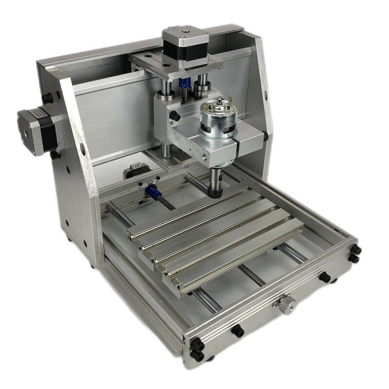 Alumínio CNC Frame Kit para DIY Gravura Máquina, Eixo Motor, ER11 Pinça, GRBL, Madeira Router, Rack Curso, 170x120x40mm, 1712