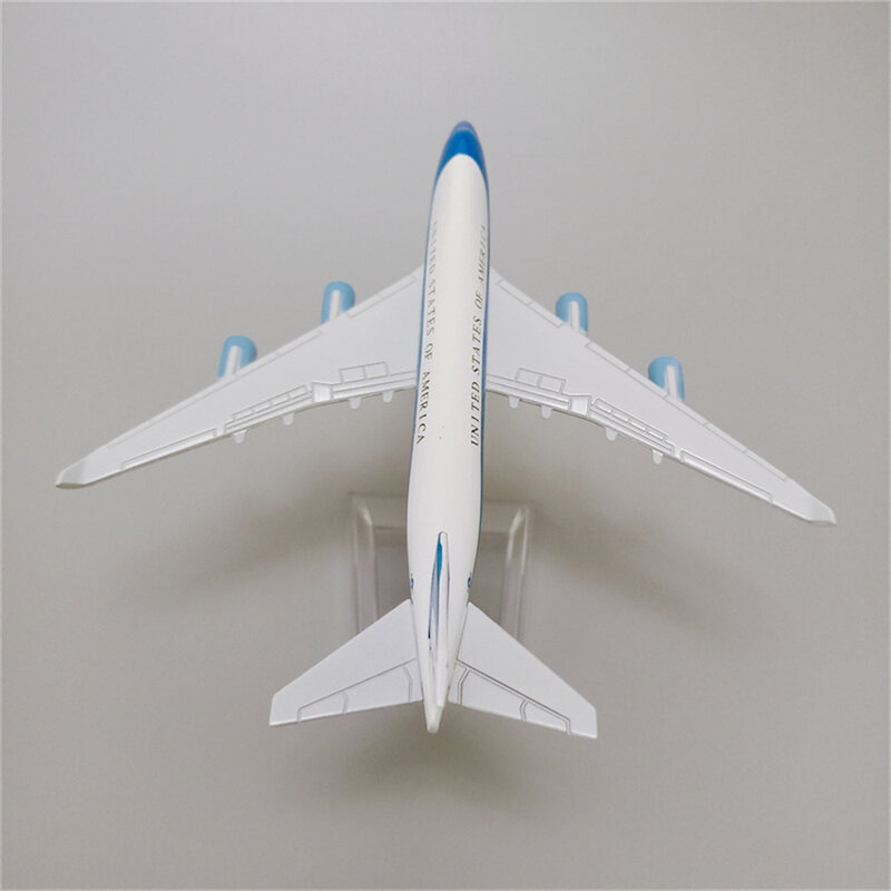 16cm United States Of America USA Air Force One B747 Boeing 747 Airlines Airplane Model Plane Model Alloy Metal Diecast Aircraft