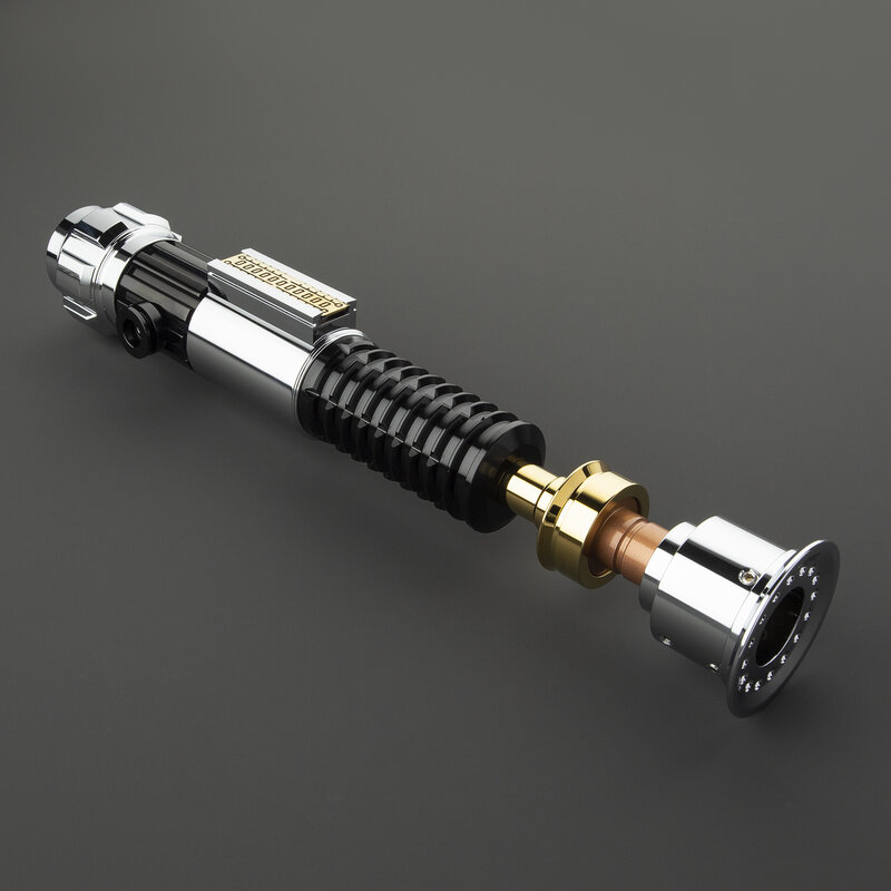 Световой меч Neopixel, лазерный меч джедая, металлическая ручка, тяжелый дуэлированный чувствительный плавный, бесконечный, меняющий звук