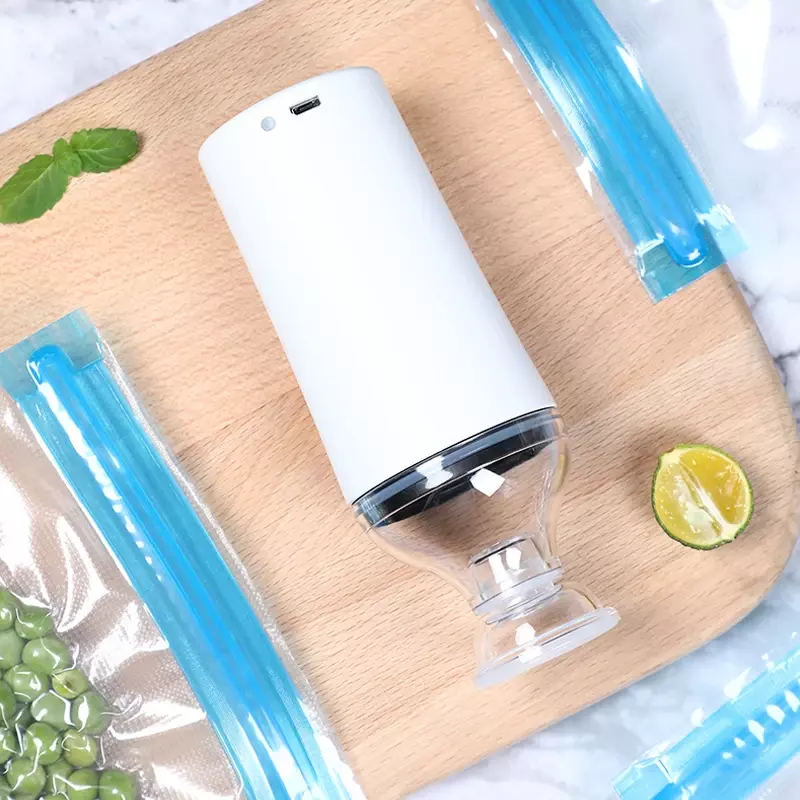 食品を保管するための再利用可能な真空シーラー,USB充電式真空ポンプ