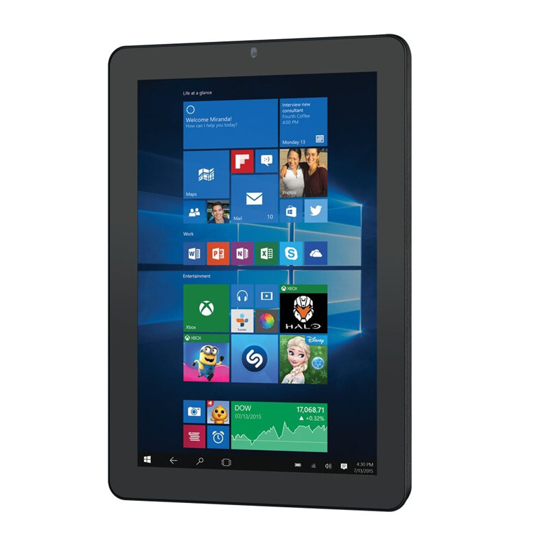 Tablette PC Windows 10 de 12.2 Pouces, 4 Go + 64 Go, 1920 x Sous IPS Intel Atom x5 Z8300, WiFi, 8000mAh, Compatible HDMI, Version Globale