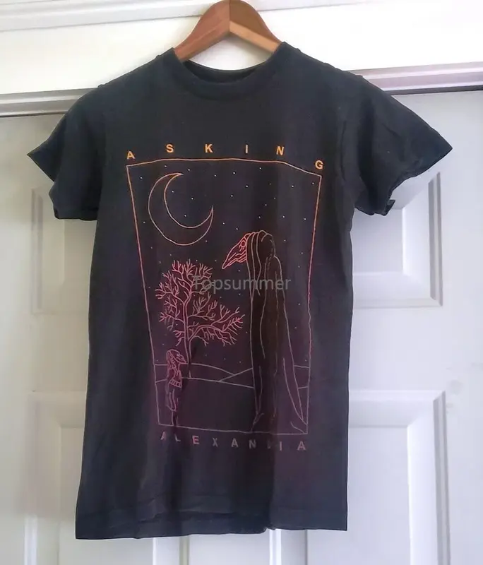 Fragen alexandria t-shirt-british metal band-size klein