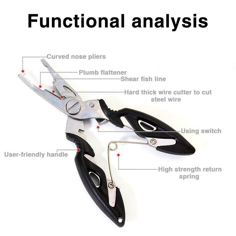 New Fishing Plier Scissor Braid Line Lure Cutter Hook Remover Fishing Tackle Tool Cutting Fish Use Tongs Multifunction Scissors