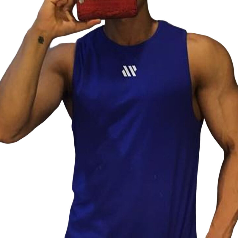 Camiseta sin mangas de gimnasio para hombre, Tops de Yoga atléticos masculinos, adecuados para deportes de interior y exterior