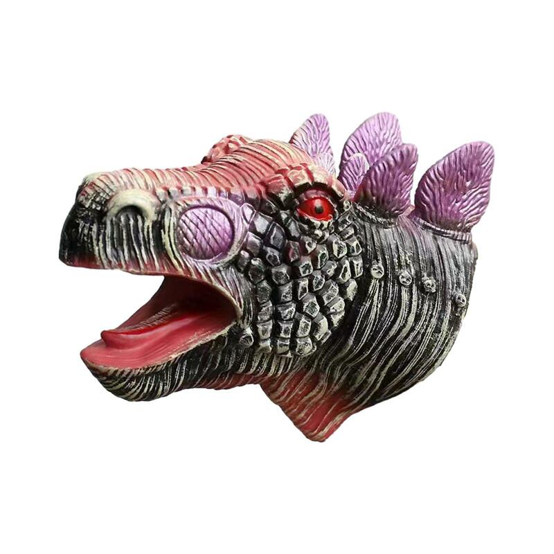 Dinosaur Hand Puppet Role Play Toy Realistic Halloween Party Favor Hand Puppet for Girls Kids Children Boys Valentines Day Gifts