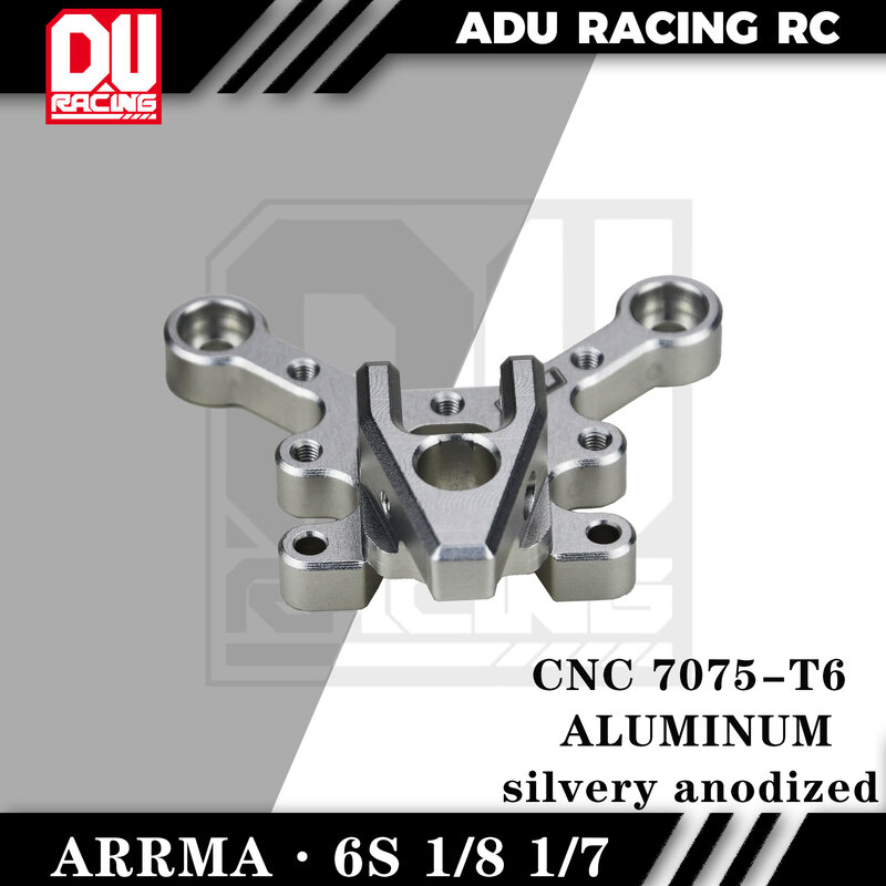 Soporte central frontal CNC 7075 T6 de aluminio para ARRMA 6S 1/8 y 1/7