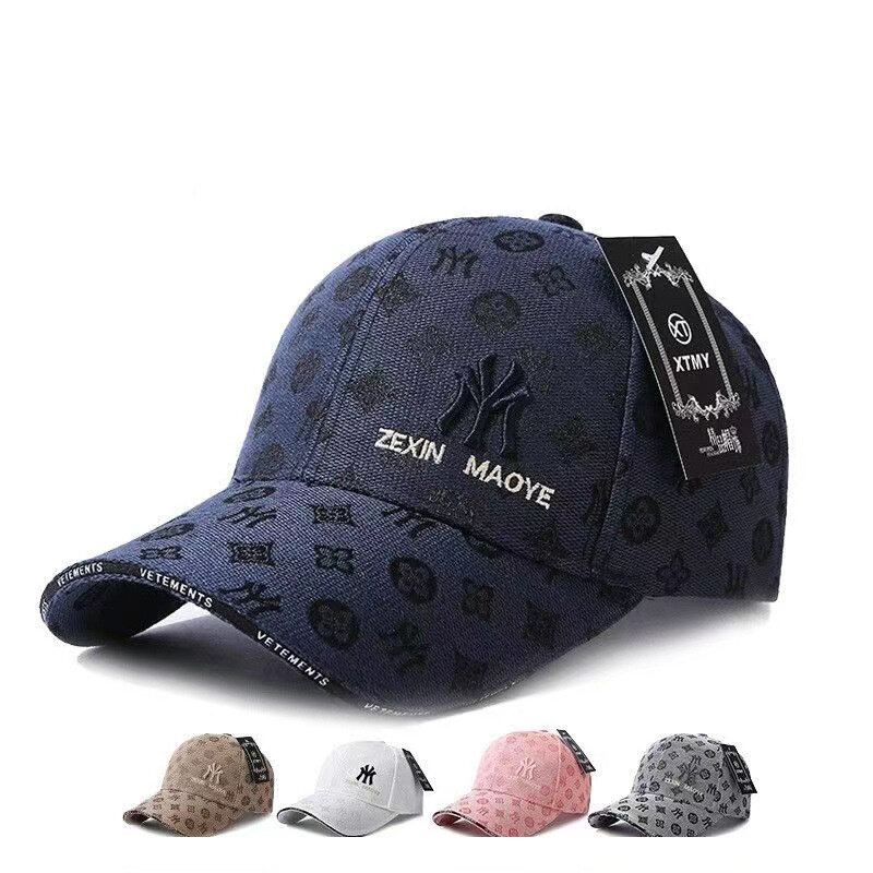 남녀 공용 야외 스포츠 모자, 고품질 패턴 글자 자수, 조절 가능한 야구 모자, 성인 패션 태양 모자, 신제품