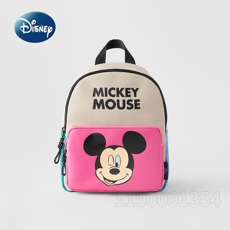 Disney Mickey 'S Originele Nieuwe Kinderrugzak Luxe Merk Mini Kinderschooltas Cartoon Schattige Jongen Meisje Schooltassen Mode