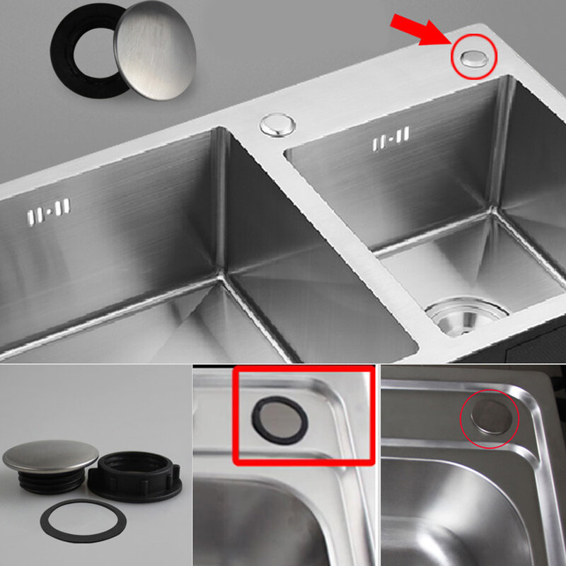 Wasserhahn Loch Abdeckung Wasser Stanzen Stecker Stopper für Praktische Waschbecken Tap Küche Entwässerung Dichtung Anti-leckage Waschbecken Zubehör