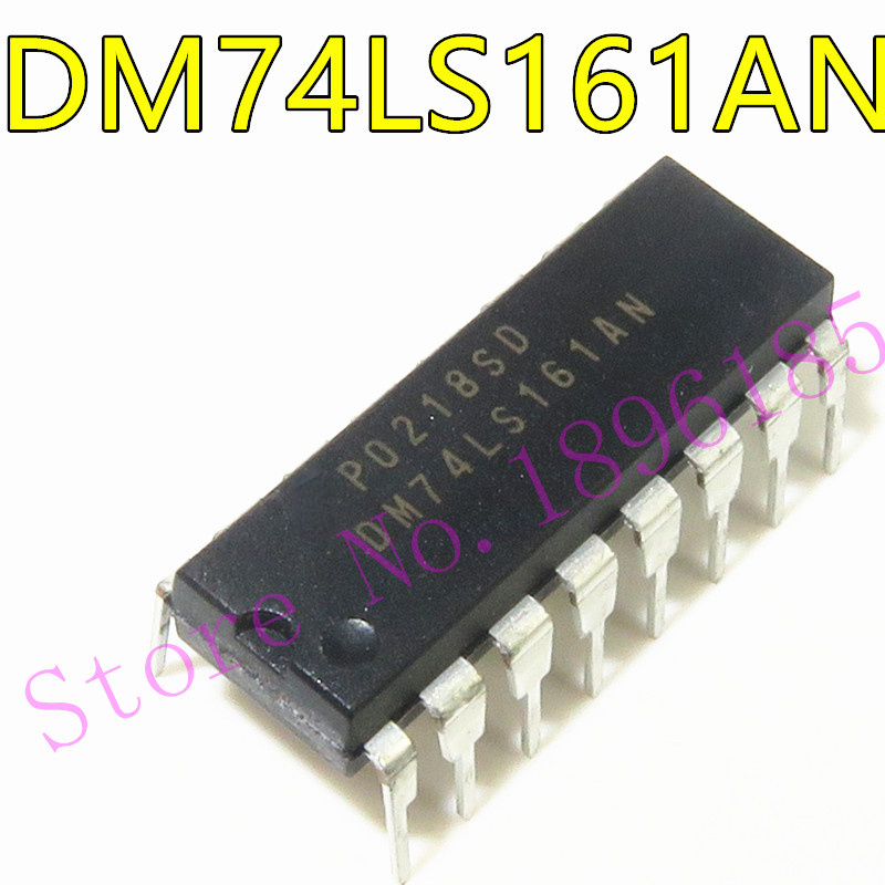 1 piezas DM74LS161AN 74LS161 contadores binarios sincrónicos de 4 bits