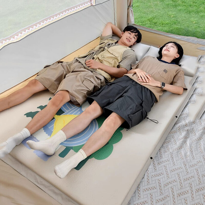 Sofá-cama inflável do acampamento ao ar livre, colchão inflável sexy, relaxante romântico, colchão dobrável, casais adultos, natureza