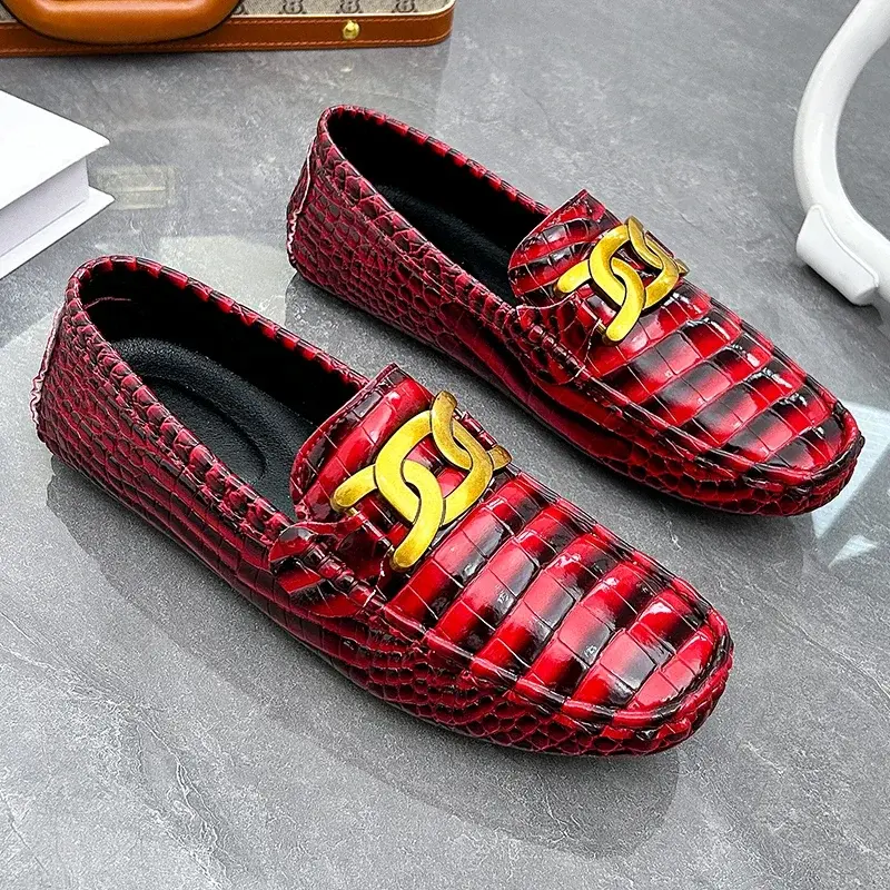 New Loafers Shoes Men Loafers Shoes 2024 Summer Fashion Shoes Men High Quality PU Leather Man Classic Comfy Casual Men Loafers