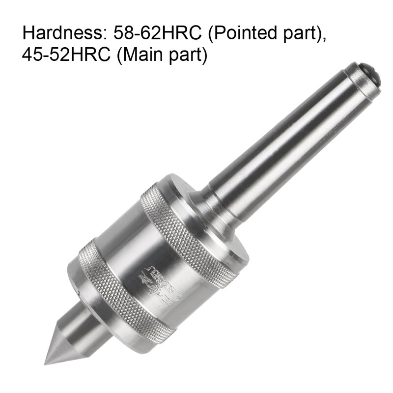 Precision Steel Rotar Middle Duty Live Center Lathes Cone Cutter 58-62HRC Milling Machine Accessories Live Center Lathes