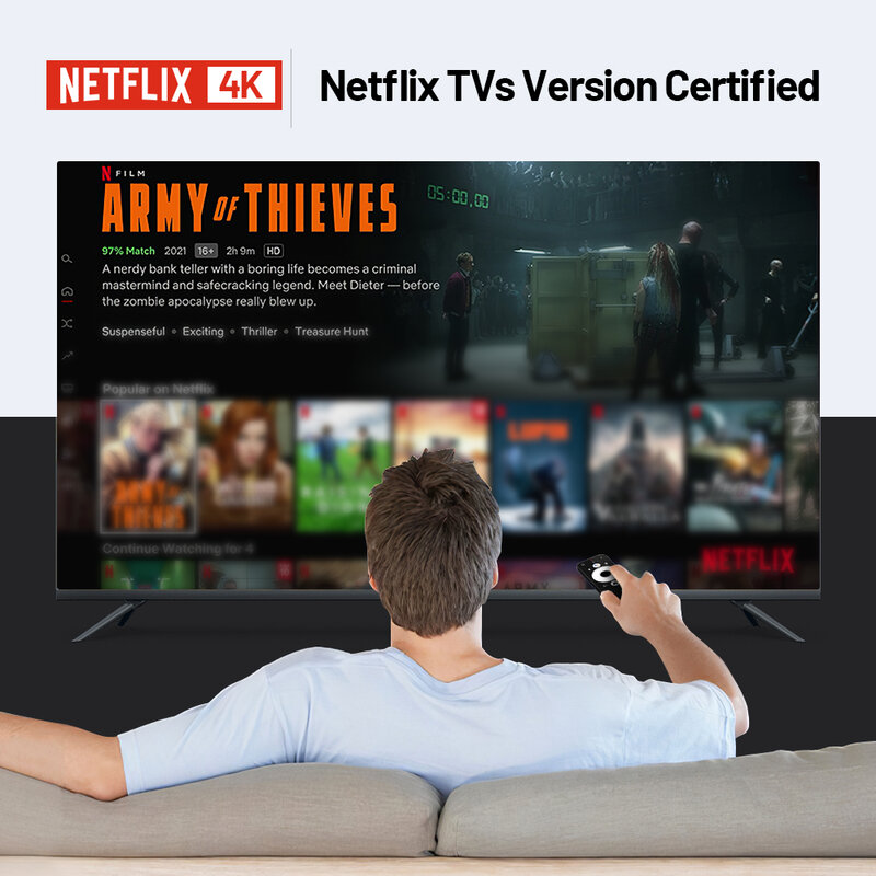 Netflix, 4k,Google認定のAndroid TVボックスKinhank-G1,amlogic s905x4,4 32g,wifi6,dollby Audio,dolby vision,メディアプレーヤー