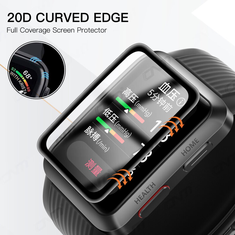 Protector de pantalla 20D para Huawei Watch D, película protectora suave y Flexible para Huawei Watch D, película de cobertura completa (no de vidrio)