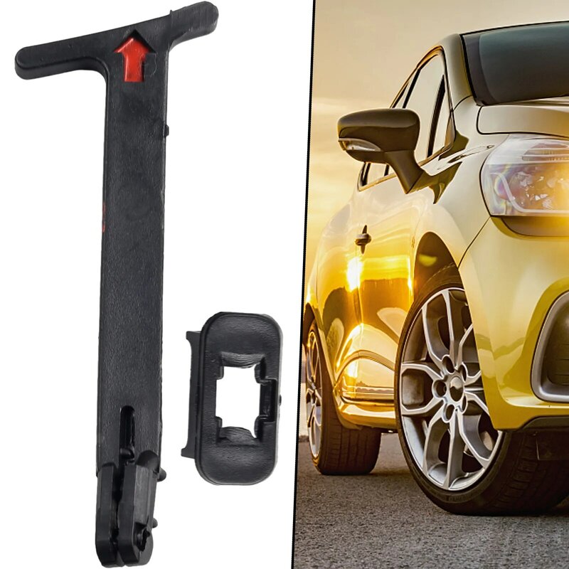1C0823593D Hood Pull Car Hood Pull Handle Latch PP Black Parts Professional Accessories Brand New Handle Latch