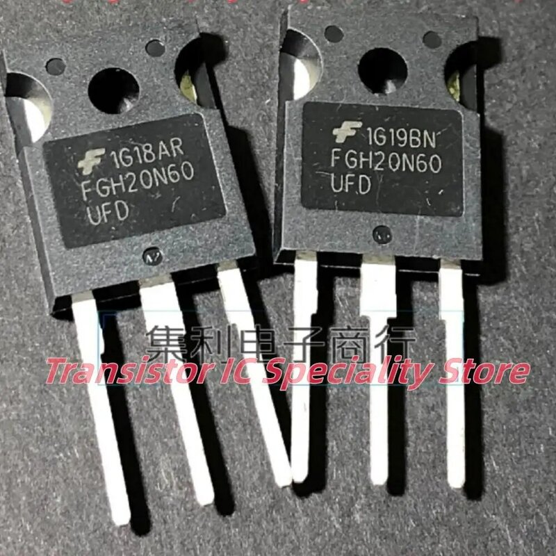 5PCS-10PCS  FGH20N60 FGH20N60UFD  IGBT TO-247 20A/600V Imported  Original  Best Quality