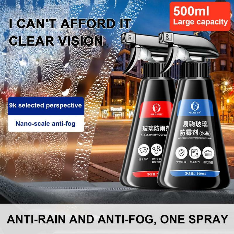 Autoglas Super Hydrofoob Coatingmiddel Regenbestendig Middel Achteruitkijkvoorruit Antifogging Waterdicht Middel 500Ml