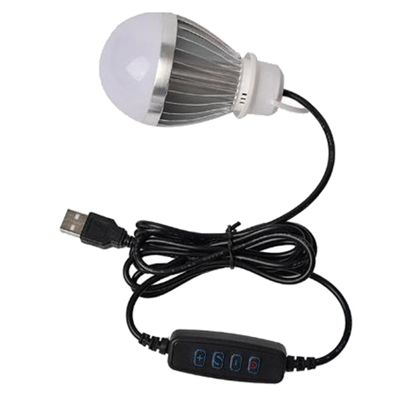 LED 조광기 USB 포트 전원 공급 장치 라인 익스텐션 케이블, ON OFF 스위치 어댑터 포함