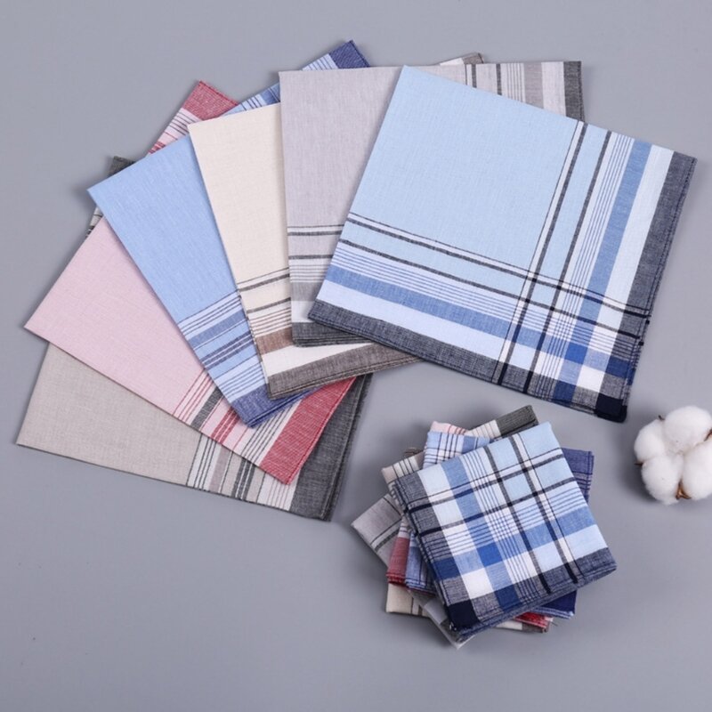 Pañuelo para adultos, toalla, pañuelos suaves, pañuelo cuadrado, toalla para sudor Unisex, 16'' D46A