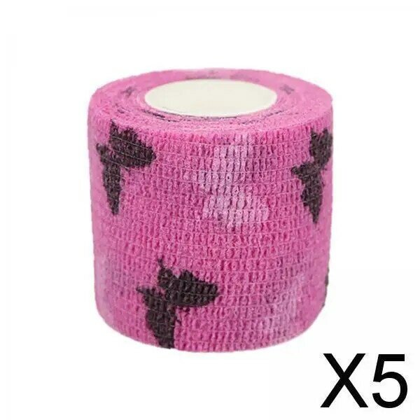 5X przylepny bandaż elastyczny spójne bandaże szczep sportów domowych