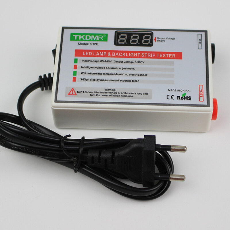 2020 TKDMR ใหม่ LED Tester 0-300V LED TV Backlight Tester อเนกประสงค์ LED แถบลูกปัดเครื่องมือทดสอบการวัด Instruments