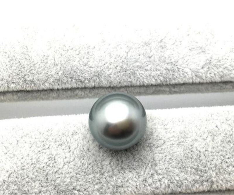 13-14 мм серебристо-серый Круглый свободный жемчуг без отверстий для женщин ювелирные изделия для свадебной вечеринки аксессуары ожерелье серьги кольцо браслет кольцо AAA