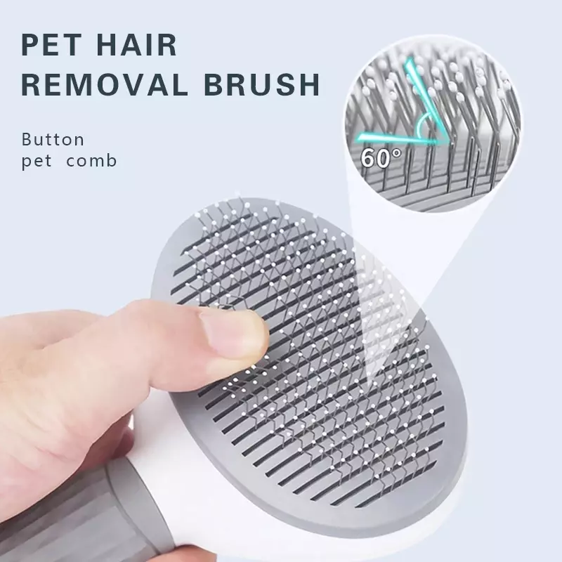 Pet Dog Brush Cat Comb Self Cleaning Hair Remover Grooming Tools Pets Dematting Accessories Beauty Slicker Scraper Kitten Puppy