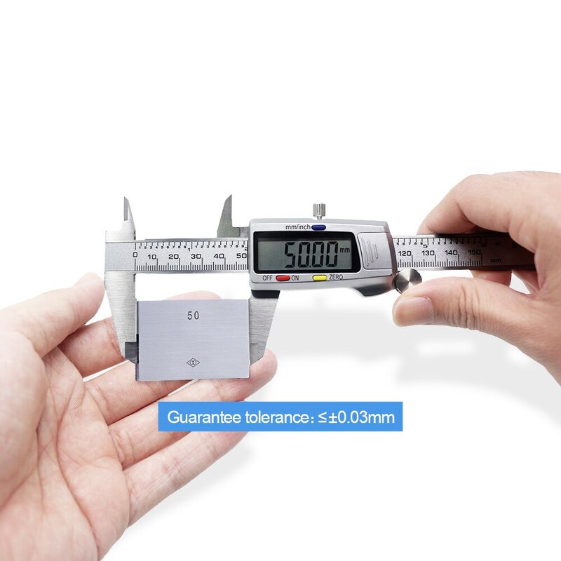 6 Inch 150mm Digitale Vernier-remklauw Roestvrijstalen Micrometer Meetgereedschap Diepte Leerser Messschieber Paquimetro