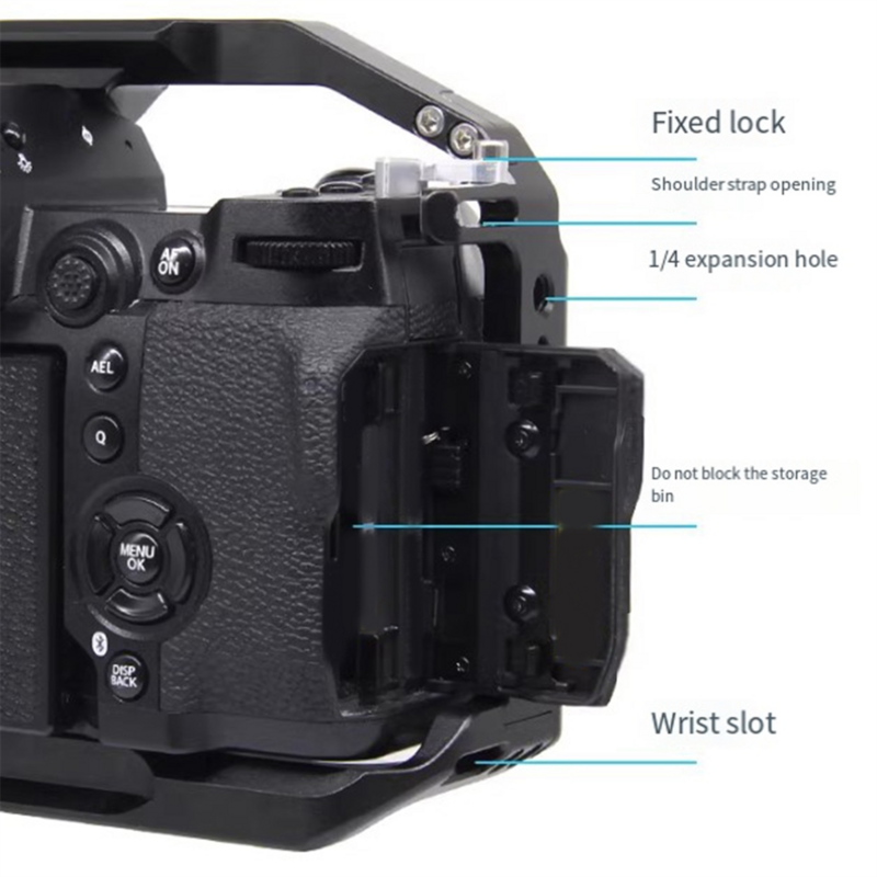 Dla XH2/X-H2S dla mikromanagera klatka dla królika rozszerzone stabilizator kamery płyta szybkiego uwalniania akcesoria